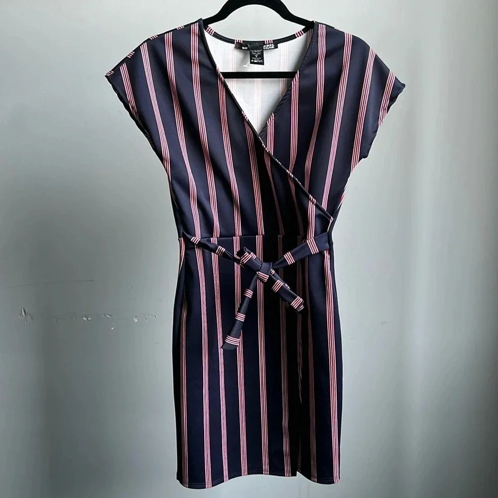 Rebel Sugar Red White & Blue Dress | Patriotic Dress | Wrap Dress